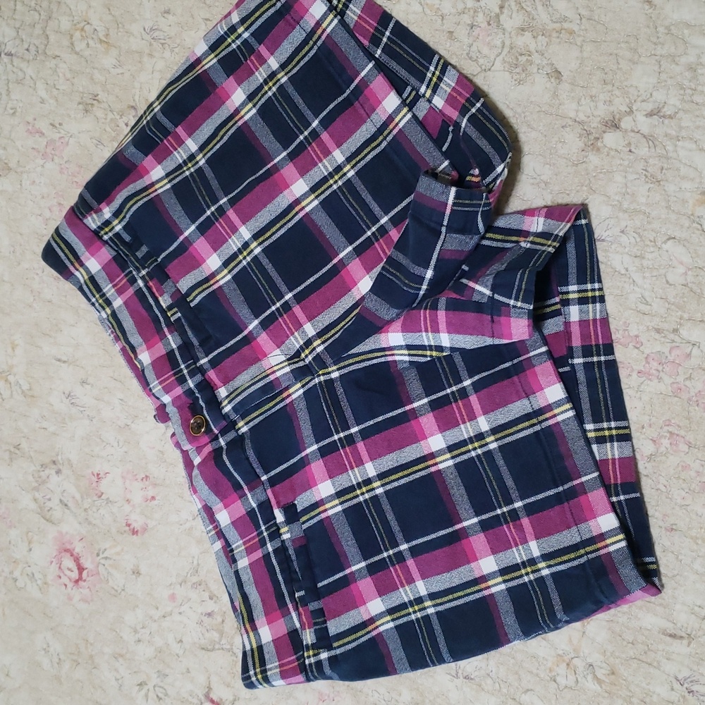 Banana Republic Plaid Shorts Sz 4